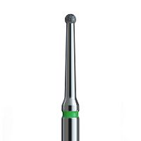 801LG FG.012 Бор алмазный стоматологический шарик на длинной ножке зеленый