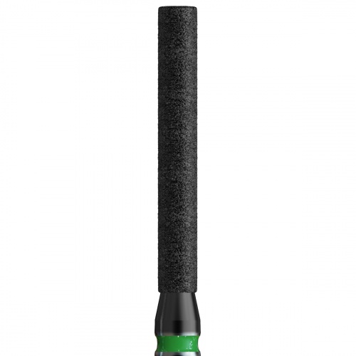 837XLG 014 FG/DLC Бор алмазный стоматологический цилиндр сверхдлинный с плоским концом зелёный