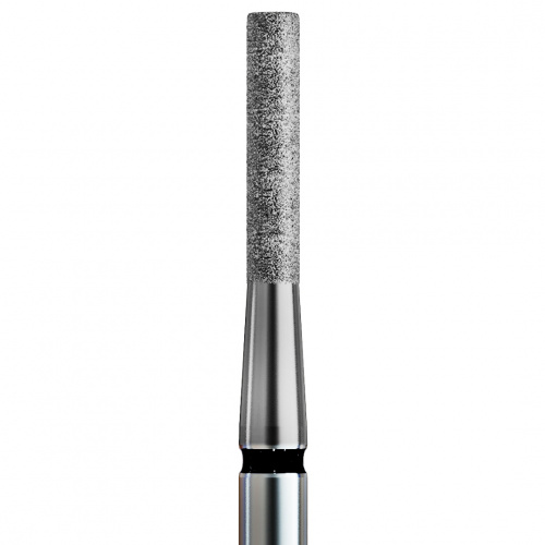 837SG FG.014 Бор алмазный стоматологический цилиндр с плоским концом черный