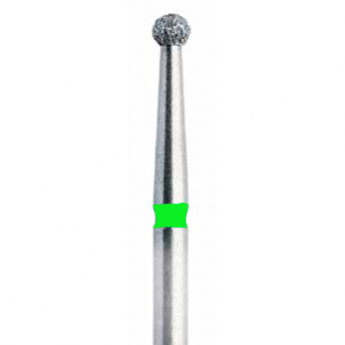 801G FG XL.018 Бор алмазный стоматологический шаровидный XL зеленый