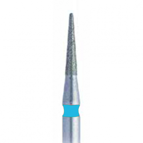 898 FG.010 Бор алмазный стоматологический игловидный короткий синий