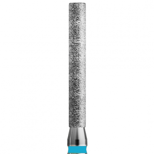 837XL FG.012 Бор алмазный стоматологический цилиндр с плоским концом динный XL синий