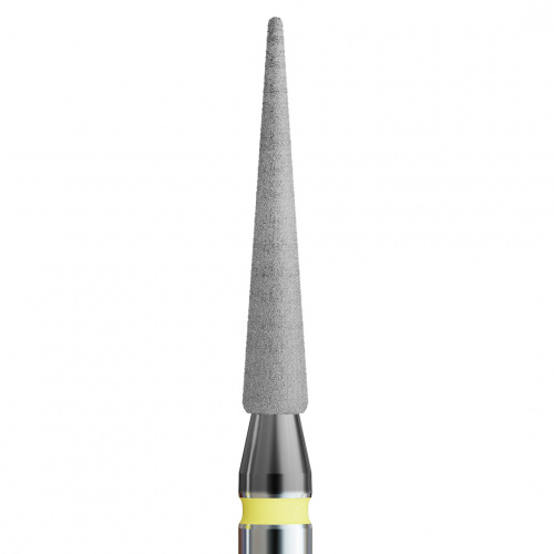 859LEF FG.014 Бор алмазный стоматологический игловидный длинный L желтый