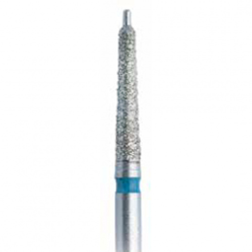 508 FG.018 Бор алмазный стоматологический конус с направляющим синий