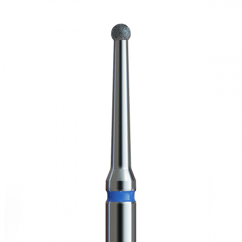 801L FG.014 Бор алмазный стоматологический шарик на длинной ножке синий