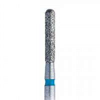 838L FG.012 Бор алмазный стоматологический цилиндр закругленный синий